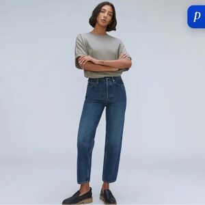 NWT EVERLANE Classic Blue Denim Jeans 25